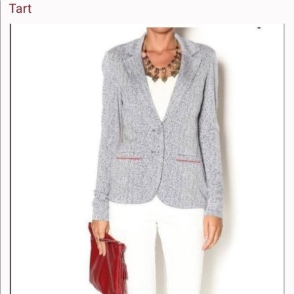 🎈4 for $40🎈TART Stitch Fix Blithe Chevron knit blazer Size XS - Picture 1 of 10